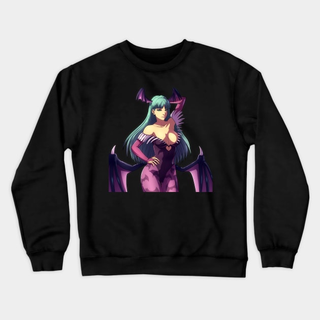 Morrigan Crewneck Sweatshirt by DeyvidEndo182